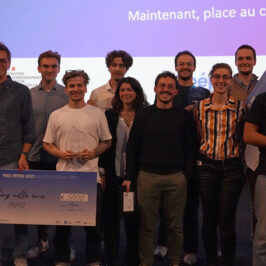 Photo avec l'ensemble des lauréats Hauts-de-France du Prix Pépite 2023.